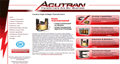 Desktop Screenshot of acutran.com
